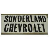 Sutherland Chevrolet 4-Sheet Paper Billboard Ad