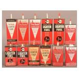 Group of 12 Ever-Ready Lighter Fluid Handy Oilers