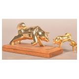 Brockway Truck Huskie Paperweight & Hood Ornament