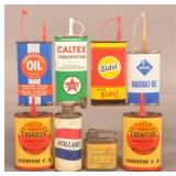 8 Vintage Import Advertising Handy Oilers