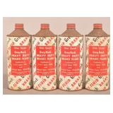 4 Local Manheim Grey-Rock Brake Fluid Cans