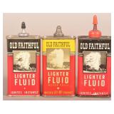 3 "Old Faithful" Lighter Fluid Handy Oilers