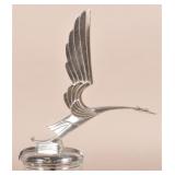 1930s Antique Cadillac Heron Chrome Hood Ornament