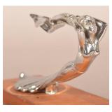 1936 Cadillac Flying Hair Chrome Hood Ornament