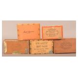 Group of Vintage Cigar Boxes