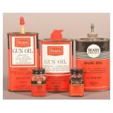 Group of Sears Gun Oil Handy Oilers