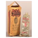 Vintage B.S.A. Firearm Safetipaste w/ Original Box