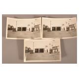 1950s B/W Photos Mobil Pegasus Gas Station