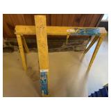(2) Metal Folding Sawhorses