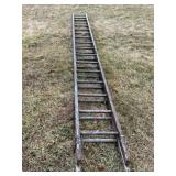 30 Ft. Wooden Extension Ladder