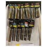 (11) New 1/2" Drive SAE Deep Well Sockets