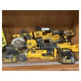 (6) DeWalt 18V Power Tools