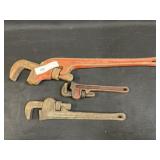 (3) PIpe Wrenches