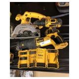 (7) DeWalt 18V Power Tools