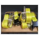 (5) New 2" Ratchet Straps
