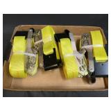 (4) New 2" Ratchet Straps