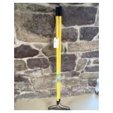 (2) New Stone Rakes with Fiberglass Handles