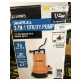 1/4 HP Utility Pump