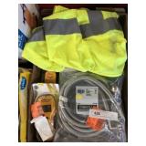 Washing Machine Hoses, Safety Vest, Tin Snips