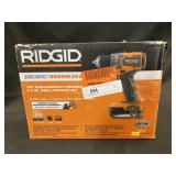 New Ridgid 18V Drill