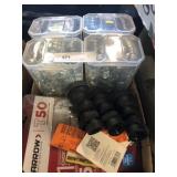 Conduit Clamps, Garden Nozzles, Stapler