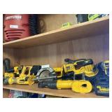 (8) DeWalt 18V Power Tools