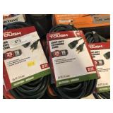 (3) New 25 Ft. Extension Cords