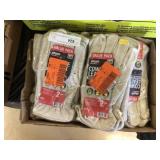 (10) Pairs of New Size Large Leather Work Gloves