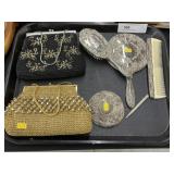 Beaded Purses with Vanity Pieces