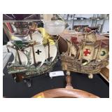 (2) Mayflower Cast Metal Door Stops