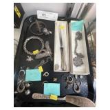 Sterling Jewelry with Knives
