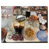 Vases, Pattern and Carnival Glass