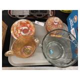 Carnival Glass, Ice Bucket