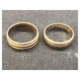 (2) 10K Rings