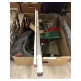 Bait Bucket, Cue Stick, Storage Tins