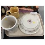 (3) Pieces of Longaberger Pottery