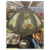 Slag Glass Table Light