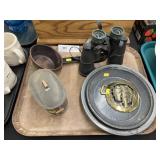 Miniature Wash Boiler, Ladle, Binoculars