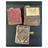 (3) 19th Century Photo Albums
