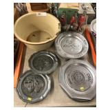 Armetale Collector Plates, Bottles