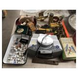 Chinaware Thimbles, Countertop Radio, Home Decor
