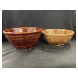 (2) Stoneware Bowls
