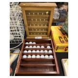 (2) Golf Ball Display Shelves