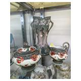 (3) Pieces of Moriage Porcelain