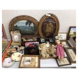 Vintage Dolls, Costume Jewelry, Framed Goods