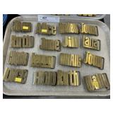 Brass Name Belt Buckles