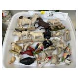 Hard Rubber Animal Figurines