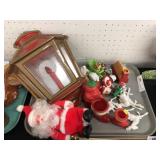 Vintage Christmas Decor, Candy Containers, Toy