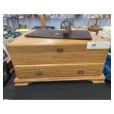 Oak Silverware Chest