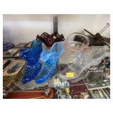 Art Glass Candy Bowls with Shoes